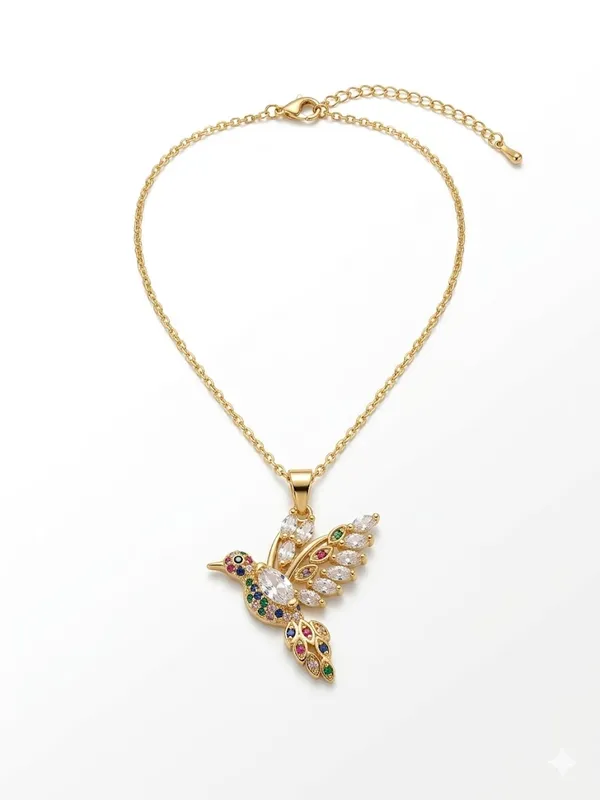 Gold_Stainless_Steel_Pendant_Necklace_For_Women