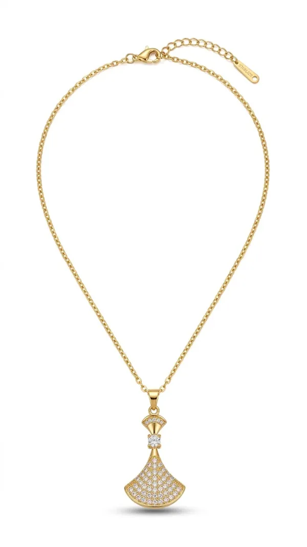 Gold_Stainless_Steel_Pendant_Necklace_For_Women