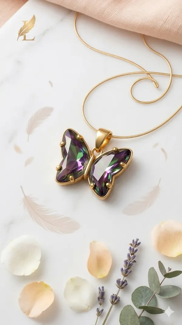 Gold_Stainless_Steel_Pendant_Necklace_For_Women
