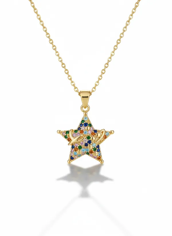 Gold_Stainless_Steel_Pendant_Necklace_For_Women