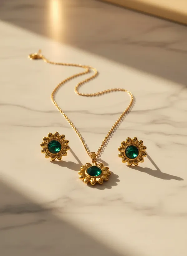 Gold_Alloy_Jewelry_Set_For_Women
