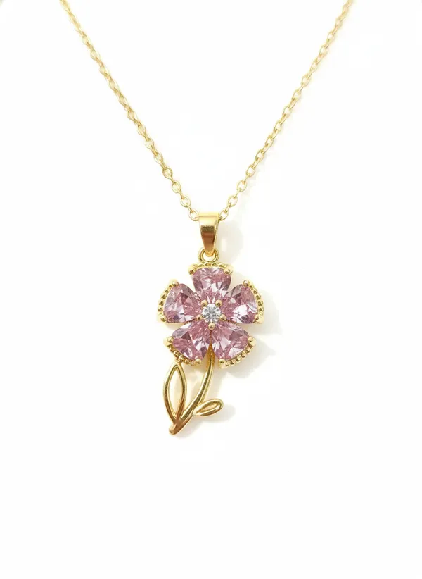 Gold_Stainless_Steel_Pendant_Necklace_For_Women