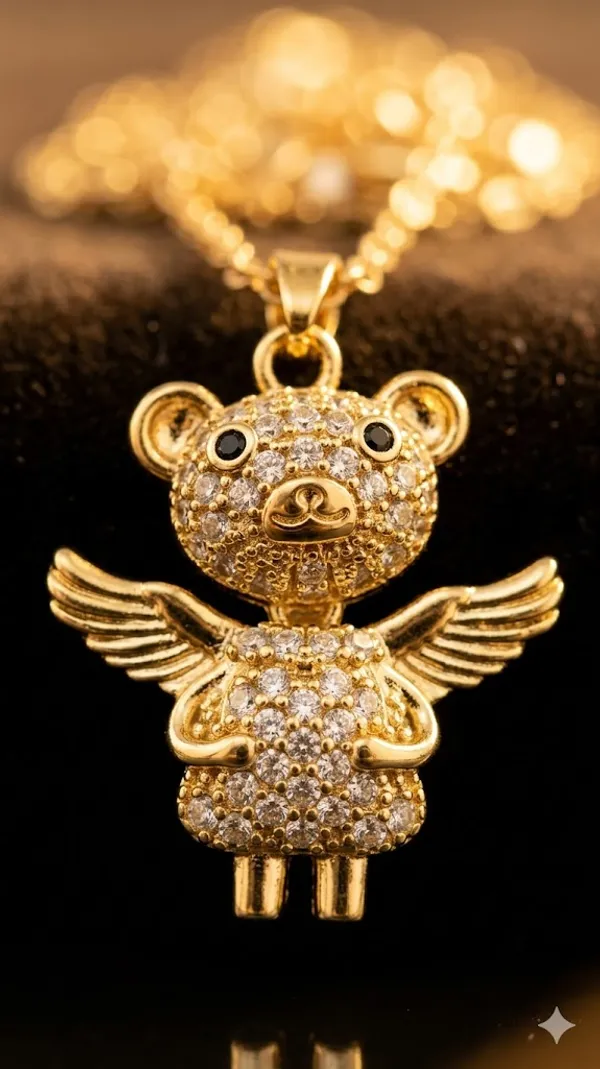 Gold_Stainless_Steel_Pendant_Necklace_For_Women