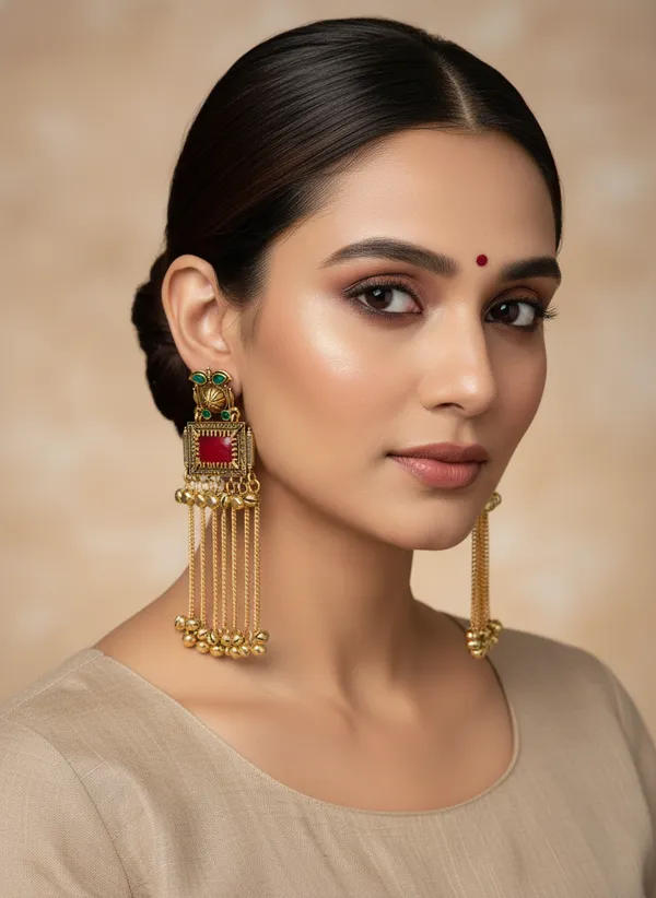 Multicolor_Alloy_Tassel_Earrings_For_Women