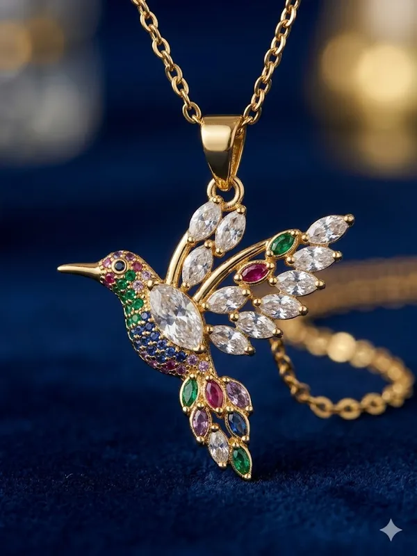 Gold_Stainless_Steel_Pendant_Necklace_For_Women