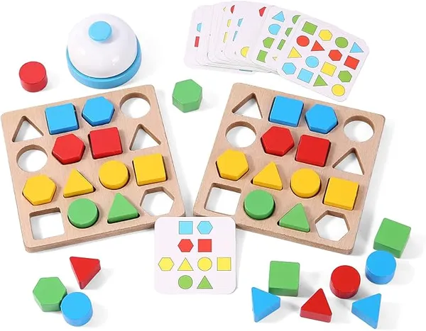 Wooden_Shape_Color_Matching_Puzzle_Game_With_Bell_Cards_Montessori_Logic_Toy_Ages_3_6_Years