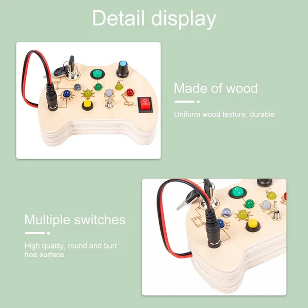 Montessori_Led_Light_Switch_Busy_Board_Educational_Wooden_Travel_Activity_Board