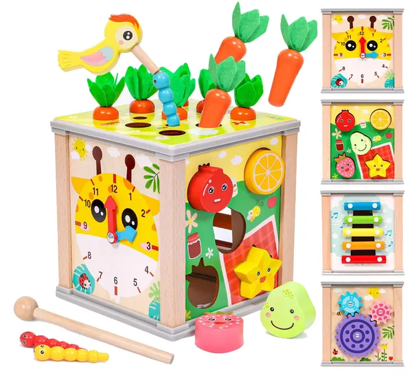 6_In_1_Wooden_Montessori_Activity_Cube_Early_Learning_Toy_For_Babies_Kids