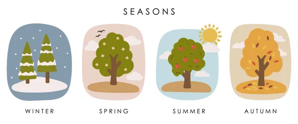 Seasons_Weather_Chart_Framed_Poster_Classroom_Learning_Display_Customizable