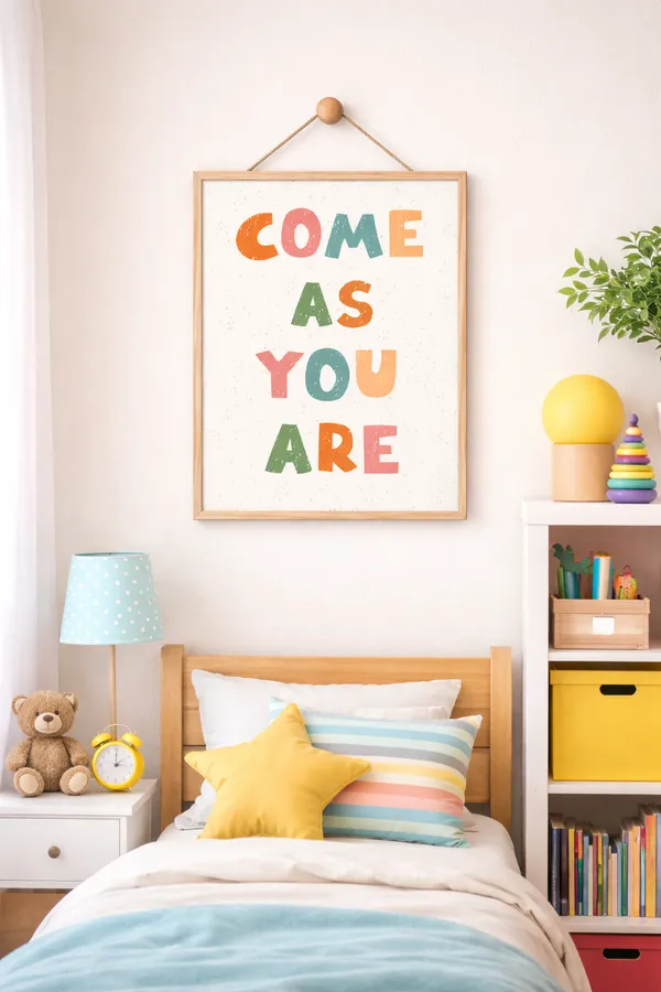 Come_As_You_Are_Poster_For_Kids_Positive_Classroom_Nursery_Wall_Art