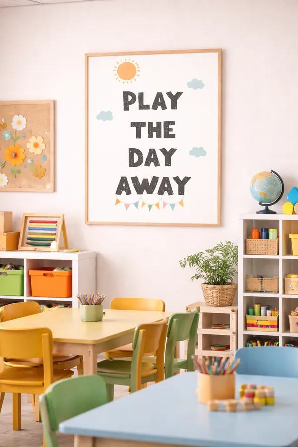 Play_The_Day_Away_Poster_Preschool_Playroom_Wall_Art