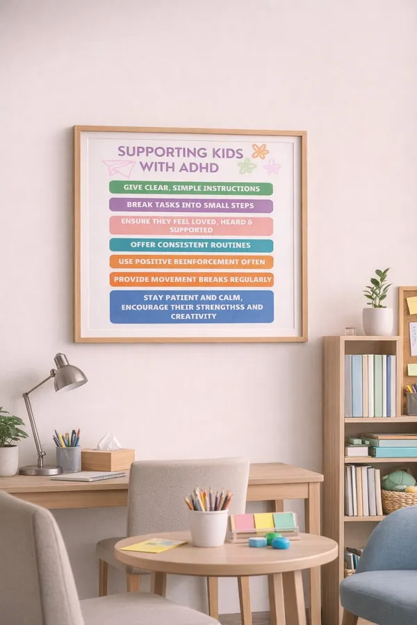 Supporting_Kids_With_Adhd_Wall_Display_Poster