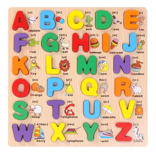 30*30Cm_Wooden_Capital_Alphabet,_Small_Alphabet_And_Number_Board