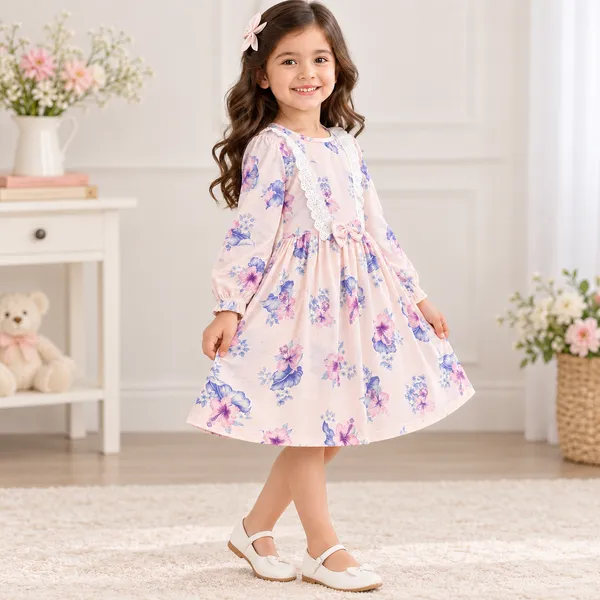 Girls_Soft_Cotton_Floral_Frock_Dress