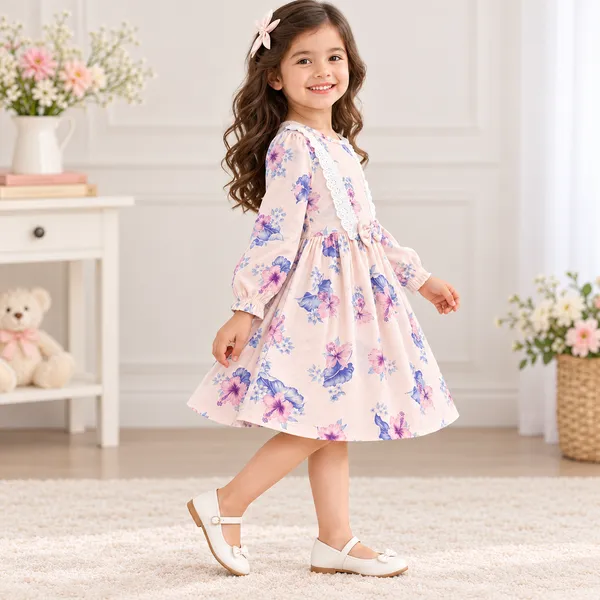 Girls_Soft_Cotton_Floral_Frock_Dress