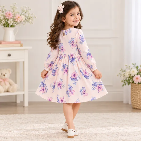 Girls_Soft_Cotton_Floral_Frock_Dress