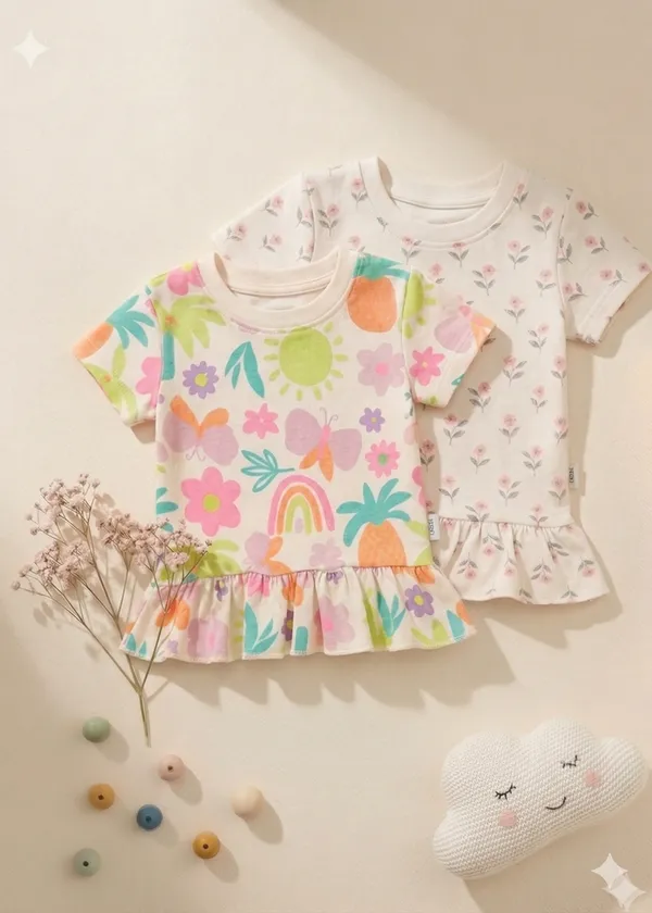 Set_Of_2_Snitz_Baby_Girl_Peplum_Flare_Top