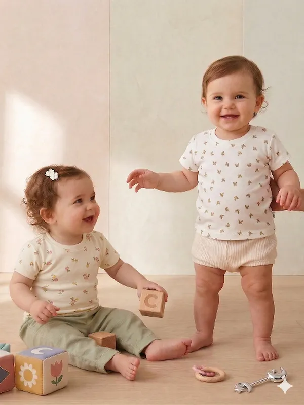 Set_Of_2_Snitz_Floral_Print_Baby_Girls_Cotton_Top