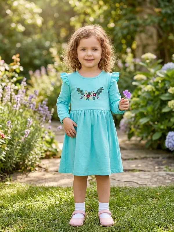 SNITZ_Embroidered_Frock_for_Girls
