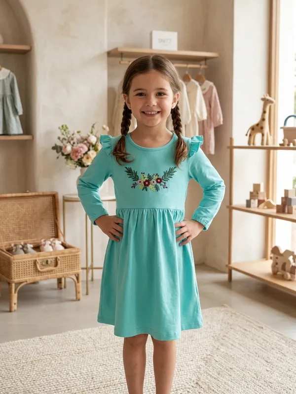 SNITZ_Embroidered_Frock_for_Girls