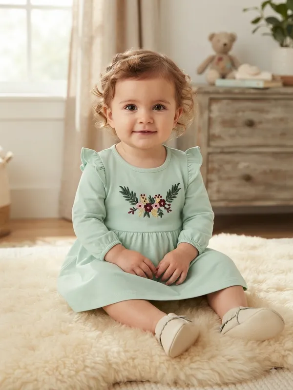 Snitz_Embroidered_Baby_girl__Cotton_Frock