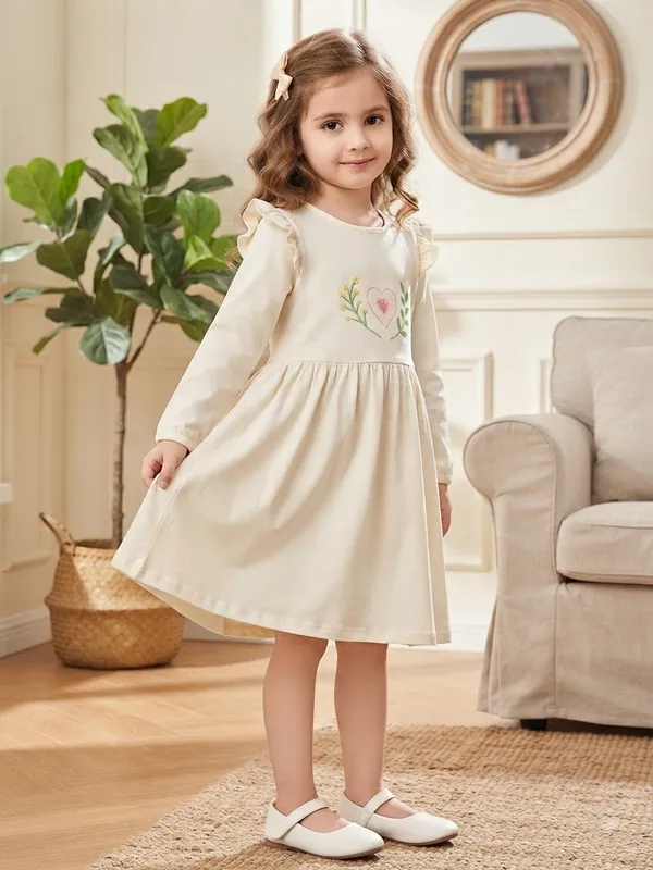 Snitz_Embroidery_Printed_Girls_Cotton_Frock_