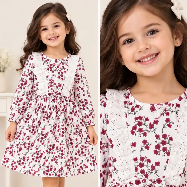 Snitz_Floral_Printed_Frock_For_Girls