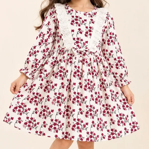 Snitz_Floral_Printed_Frock_For_Girls