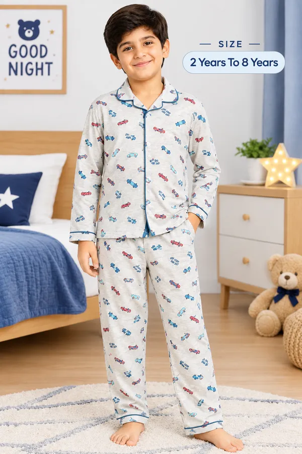 Snitz_(Pack_Of_2)_Printed_Nigtwear_For_Boys
