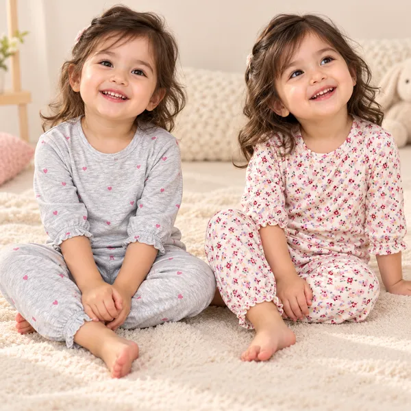 Snitz_(Pack_of_2)_Cotton_Top_And_Bottom_Set_For_Baby_Girls