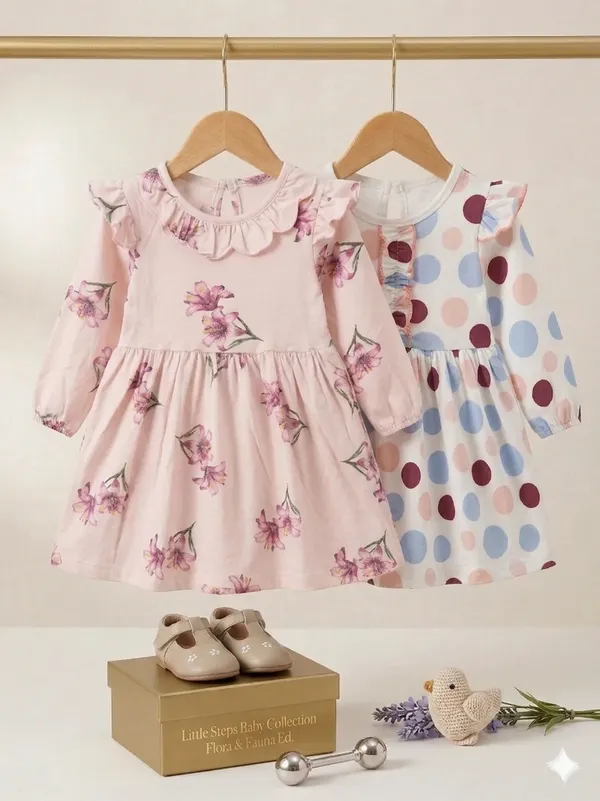 Set_Of_2_Snitz_baby_girl_cotton_frock