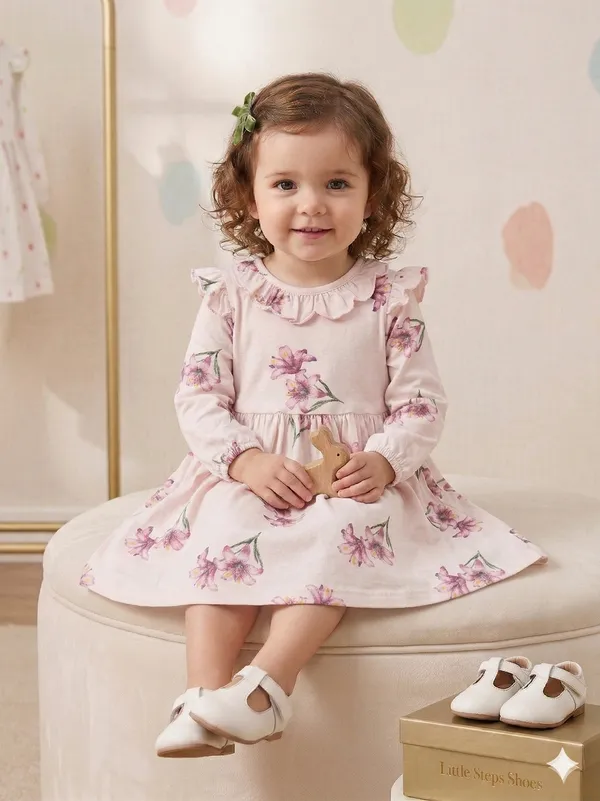 Snitz_Cotton_Pink_Color_Baby_Frock