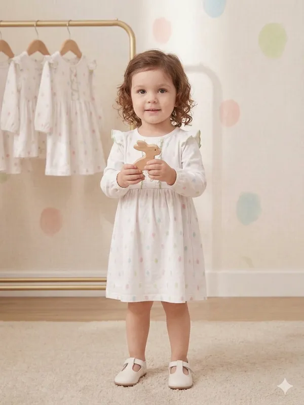 Snitz_Cotton_White_Color_Baby_Frock