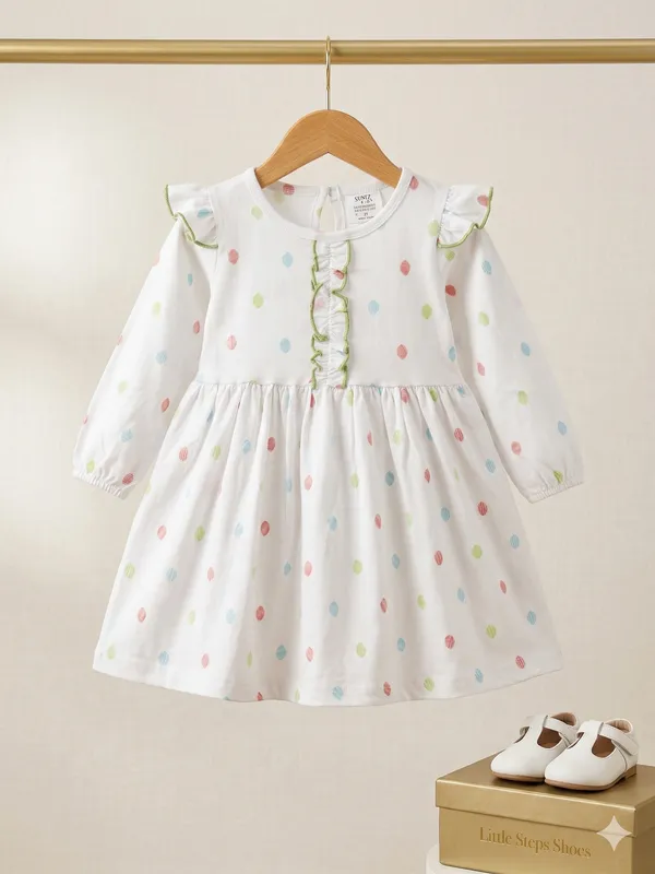 Snitz_Cotton_White_Color_Baby_Frock