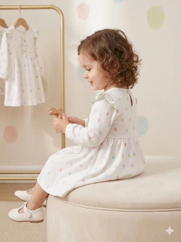 Snitz_Cotton_White_Color_Baby_Frock