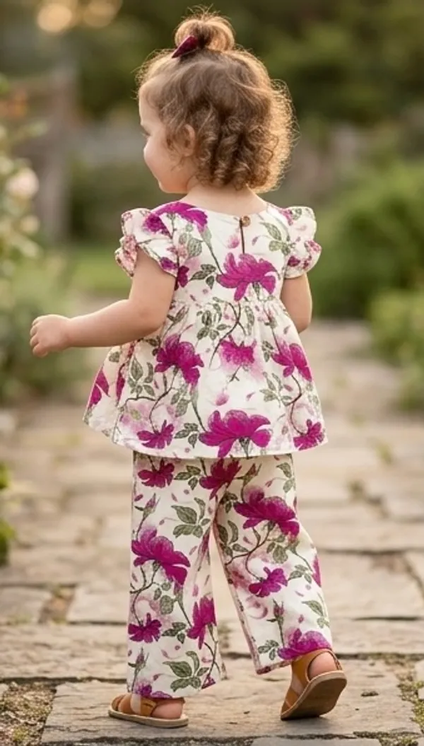 Snitz_floral_printed_co-ord_set/2_piece_suit_for_baby_girls
