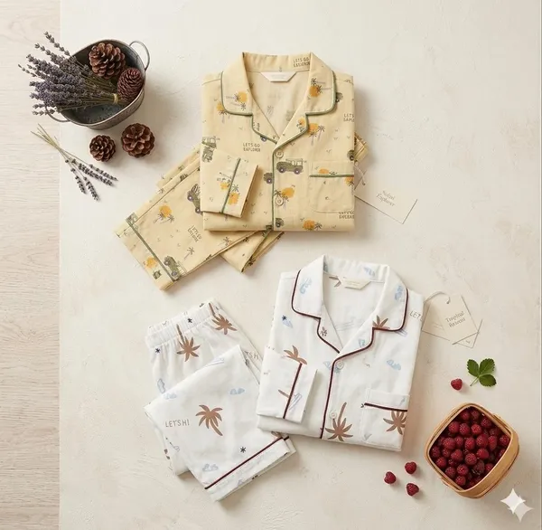 Set_Of_2_Snitz_printed_boys_cotton_nightwear