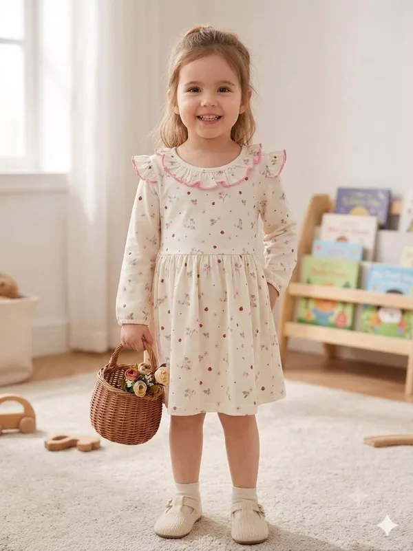 Set_Of_2_Snitz_printed_girls_cotton_frock