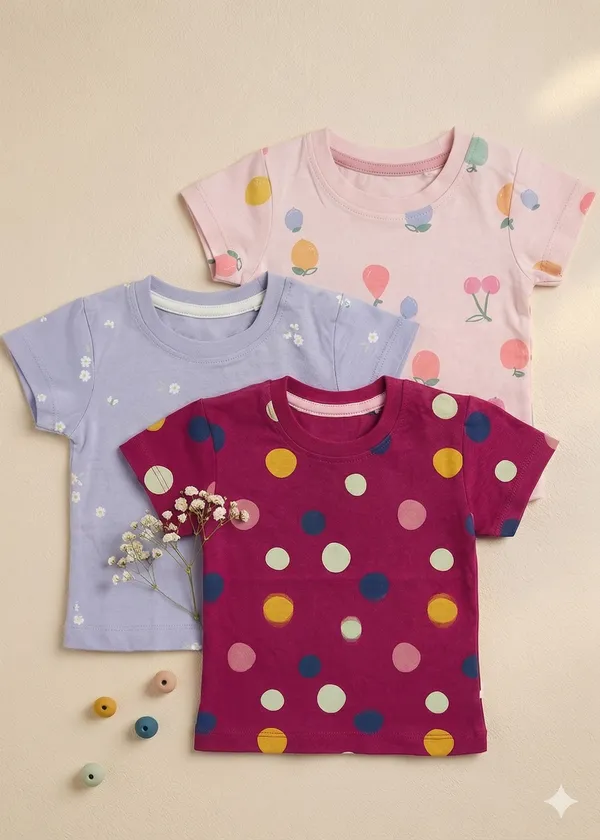 Set_Of_3_Snitz_Regular_Fit_Baby_Girl_Top
