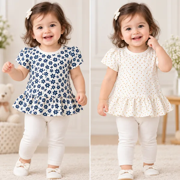 Snitz_(Set_of_2)_Peplum_Tops_For_Baby_Girls