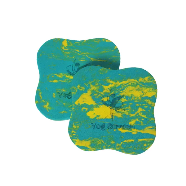 Compact_Lightweight_Yoga_Cushion_Pads_-_Set_of_2_(Blue_&_Yellow_Marble_Pattern)