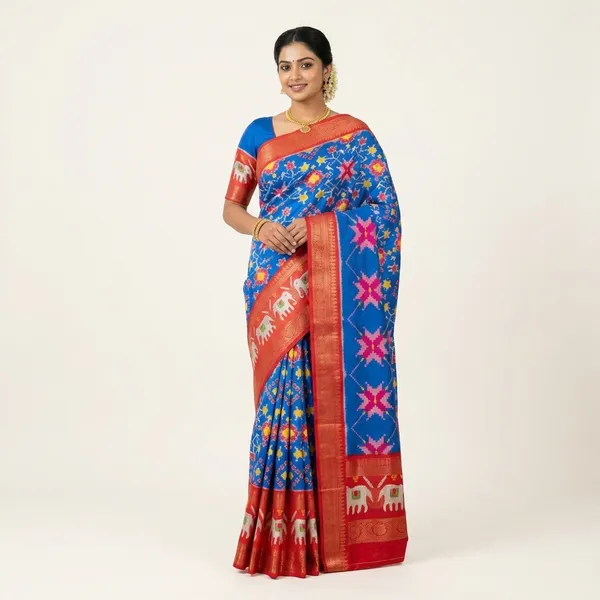 Blue_Pochampally_Saree_For_Women