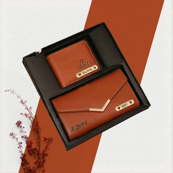 Brown_Pu_Leather_Premium_Clutch_And_Wallet_Combo_For_Unisex