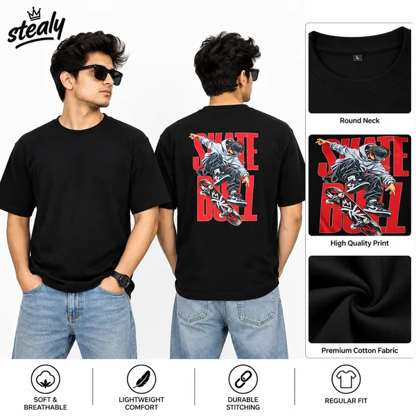 Men's_Black_Oversized_Cotton_Blend_Half_Sleeve_Graphic_Printed_T-Shirt_for_Men_|_Loose_Fit_Round_Neck_Casual_Wear