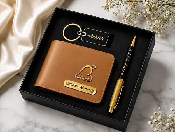 Personalized_Tan_Wallet_Gift_Set_for_Men_|_Custom_Name_Wallet_with_Keychain_&_Pen_|_Birthday_Gift_for_Husband_Boyfriend_Brother_Father_|_Premium_Gift_Box