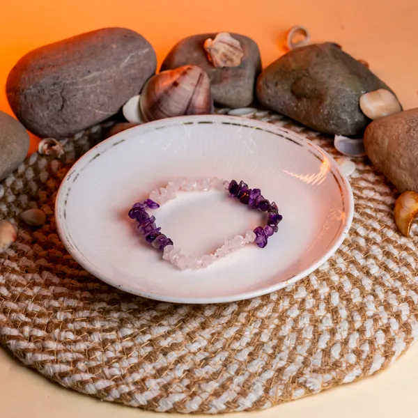 Zenn_Aura_Amethyst_&_Rose_Quartz_Bracelet_|_Harmony_&_Love_(Chip_Bracelet)