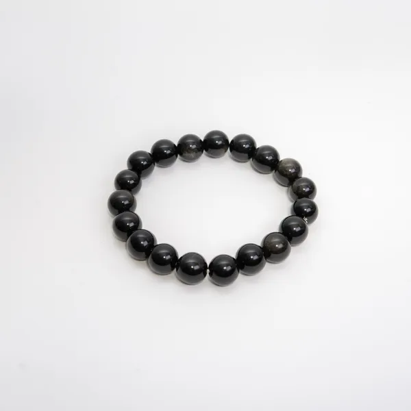 Zenn_Aura_Black_Obsidian_Golden_Sheen_Bracelet_|_Golden_Shield_(8_MM)