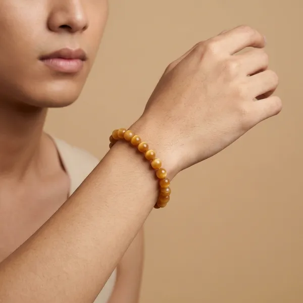 Zenn_Aura_Cats_eye_Yellow_Bracelet_(8mm)_|_Optimism_&_Joy_(8_MM)