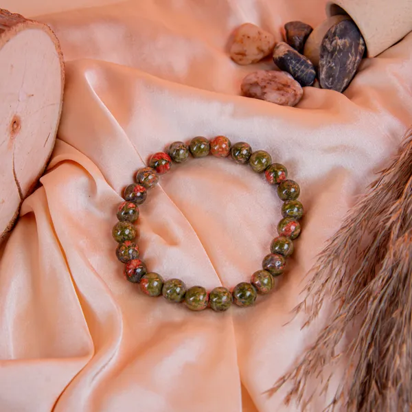 Zenn_Aura_Unakite_Bracelet_|_Renewal_&_Recovery_(8_MM)