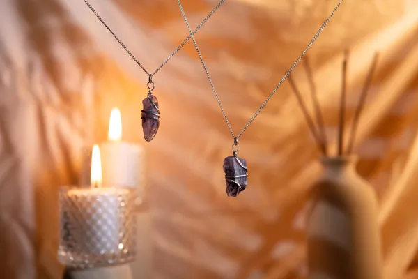 Zenn_Aura_Amethyst_Raw_Pendant_Wire_Wrapped_|_Wrapped_Spiritual_Energy